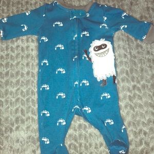 Blue igloo footies